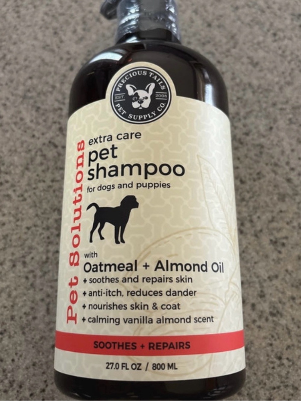 Precious Tails Extra Care Oatmeal & Almond Oil Pet Shampoo